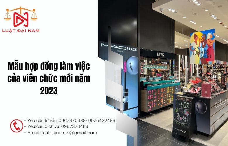 Mẫu hợp đồng làm việc của viên chức mới năm 2023