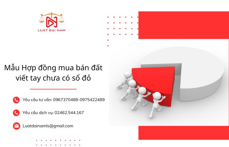 Mẫu Hợp đồng mua bán đất viết tay chưa có sổ đỏ