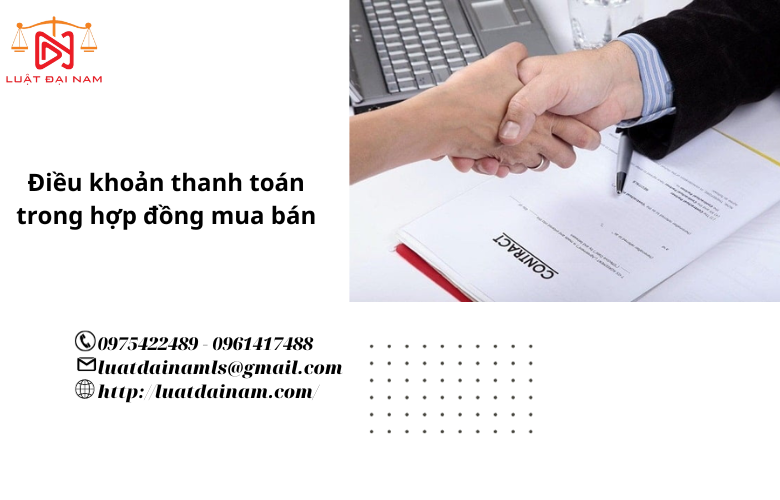 Điều khoản thanh toán trong hợp đồng mua bán