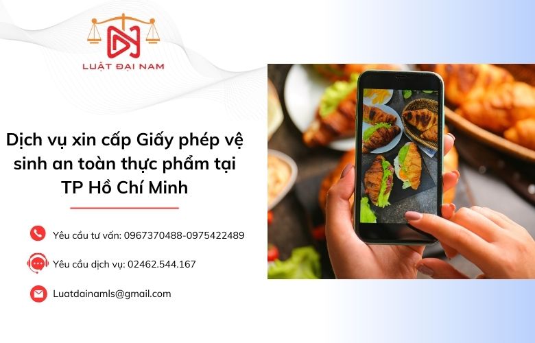 Dịch vụ xin cấp Giấy phép vệ sinh an toàn thực phẩm tại TP Hồ Chí Minh