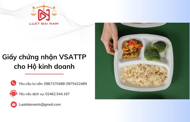 Giấy chứng nhận VSATTP cho Hộ kinh doanh