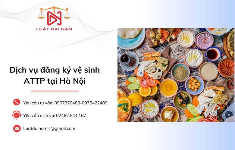 Dịch vụ đăng ký vệ sinh ATTP tại Hà Nội