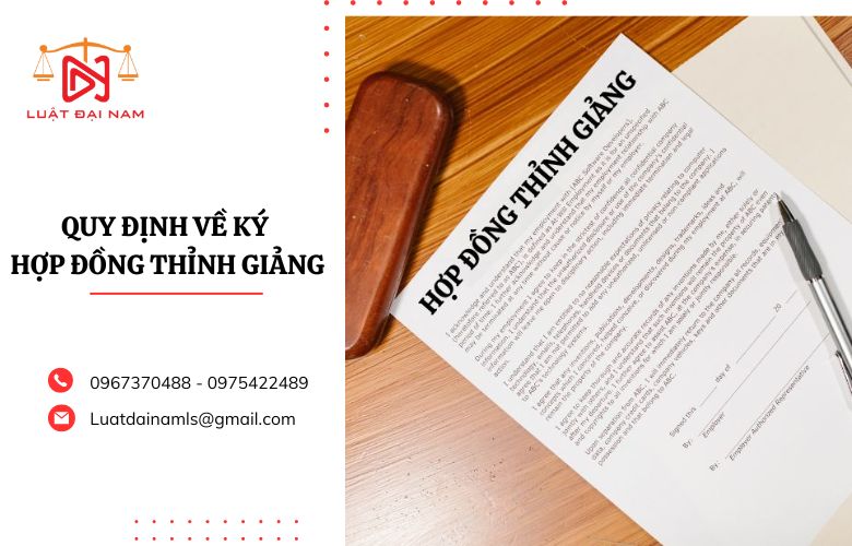 Quy định về ký hợp đồng thỉnh giảng