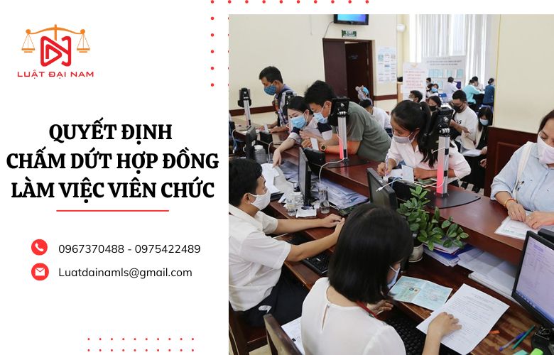 Quyết định chấm dứt hợp đồng làm việc viên chức