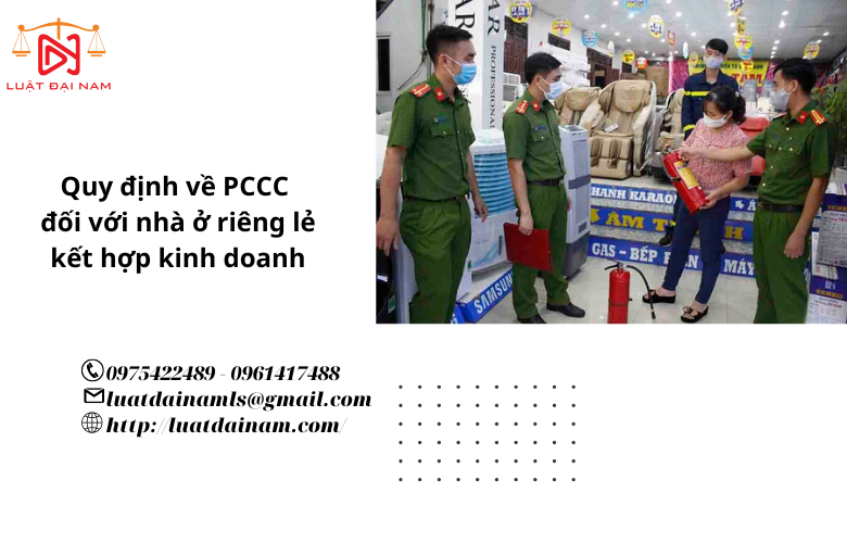 Quy định về PCCC đối với nhà ở riêng lẻ kết hợp kinh doanh