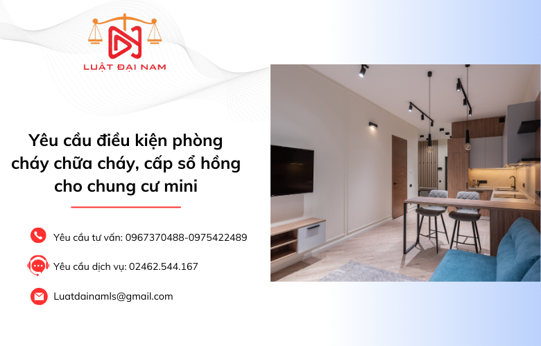 Yêu cầu điều kiện phòng cháy chữa cháy, cấp sổ hồng cho chung cư mini