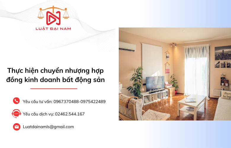 Thực hiện chuyển nhượng hợp đồng kinh doanh bất động sản