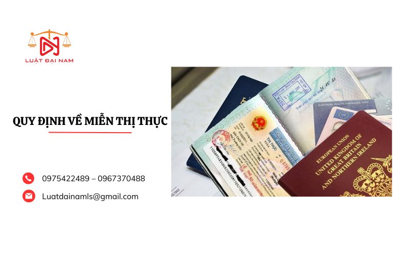 Quy định về giấy miễn thị thực