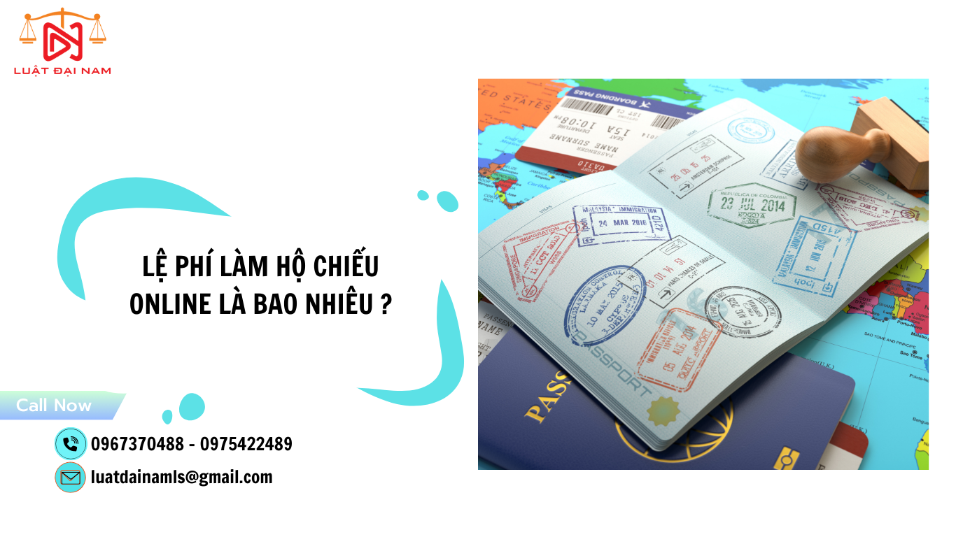Lệ phí làm hộ chiếu online là bao nhiêu ?