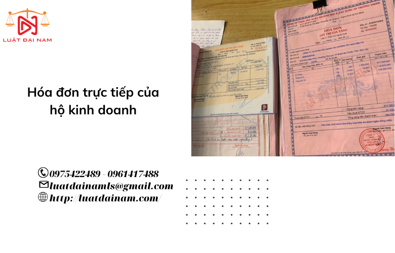 Hóa đơn trực tiếp của hộ kinh doanh