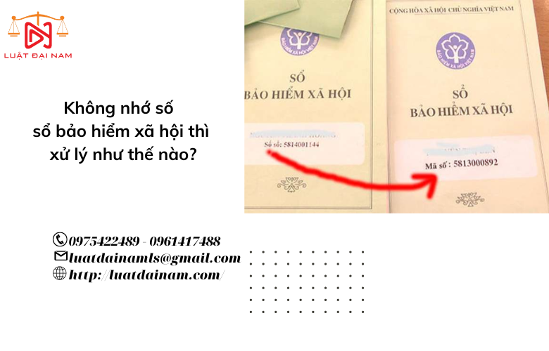 Không nhớ số sổ bảo hiểm xã hội thì xử lý như thế nào?