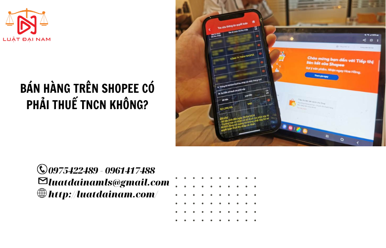 Bán hàng trên Shopee có phải nộp thuế TNCN không?