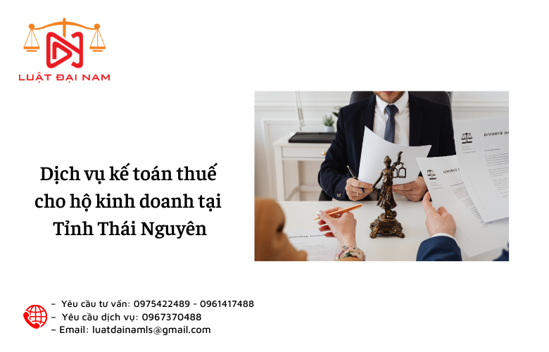 Dịch vụ kế toán thuế cho hộ kinh doanh tại Tỉnh Thái Nguyên