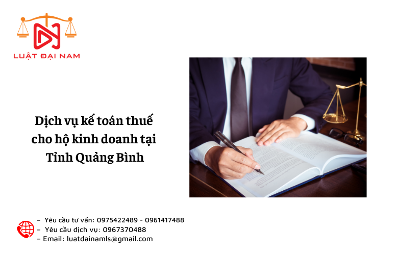 Dịch vụ kế toán thuế cho hộ kinh doanh tại Tỉnh Quảng Bình