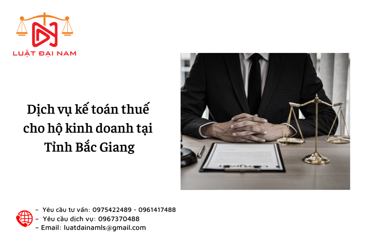 Dịch vụ kế toán thuế cho hộ kinh doanh tại Tỉnh Bắc Giang