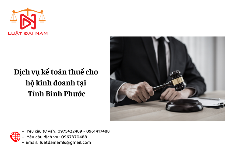 Dịch vụ kế toán thuế cho hộ kinh doanh tại Tỉnh Bình Phước