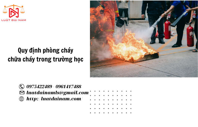 Quy định phòng cháy chữa cháy trong trường học 