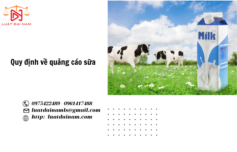 Quy định về quảng cáo sữa