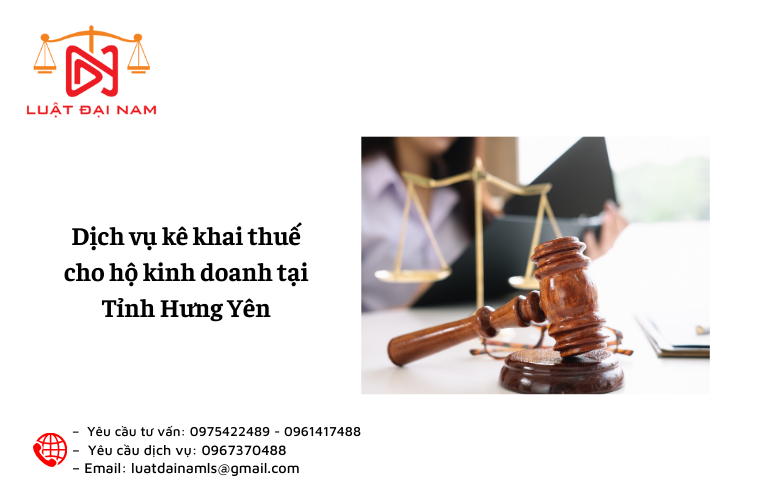 Dịch vụ kê khai thuế cho hộ kinh doanh tại Tỉnh Hưng Yên