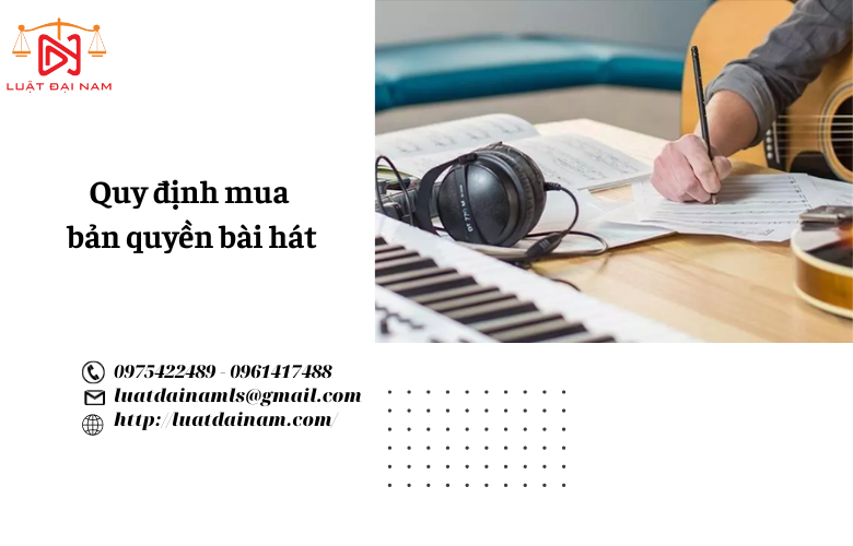 Quy định mua bản quyền bài hát