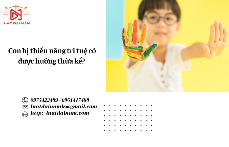 Con bị thiểu năng trí tuệ có được hưởng thừa kế?