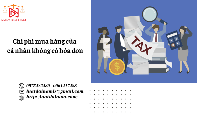 Chi phí mua hàng của cá nhân không có hóa đơn